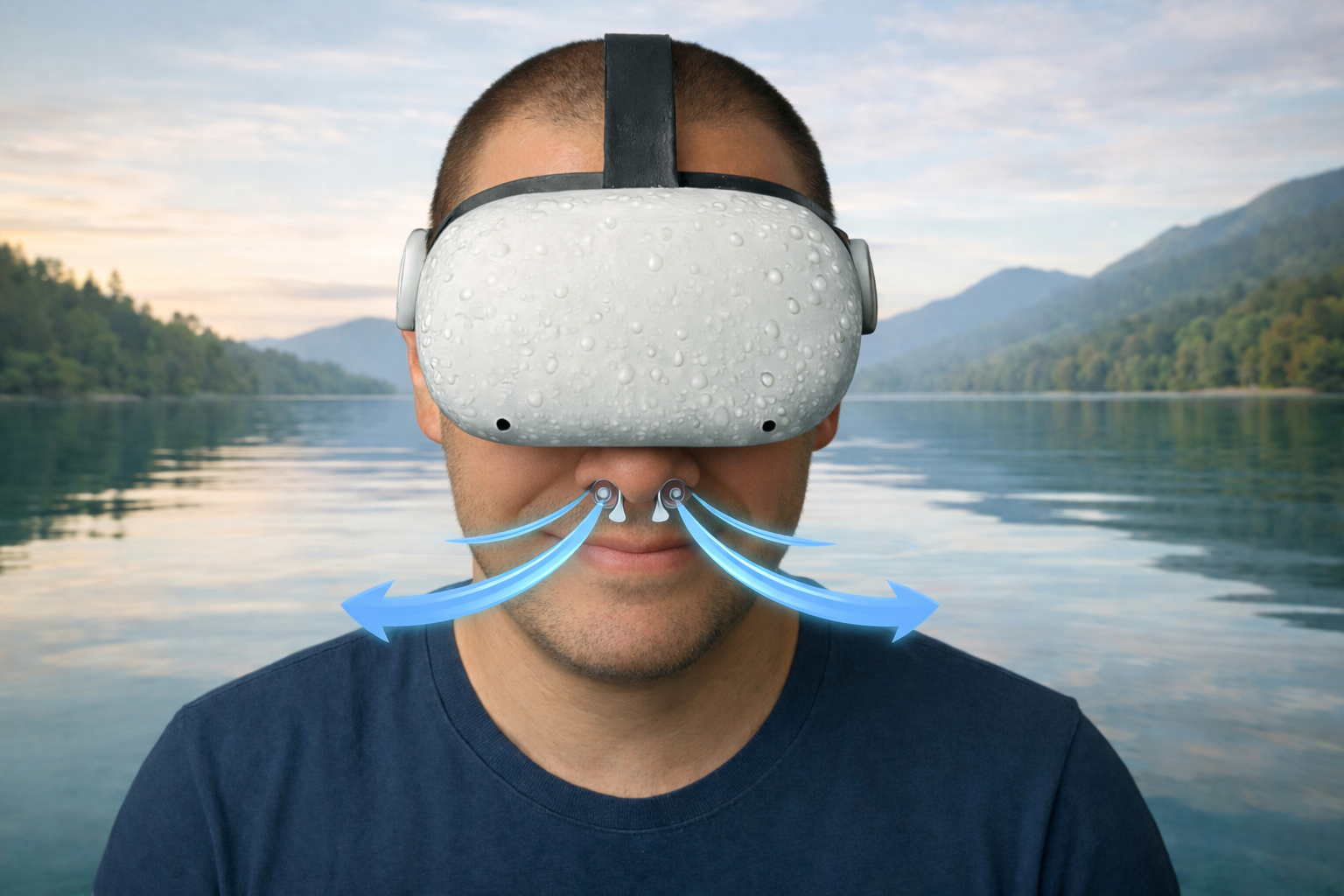 nasal breathing VR boxing session in Supernatural