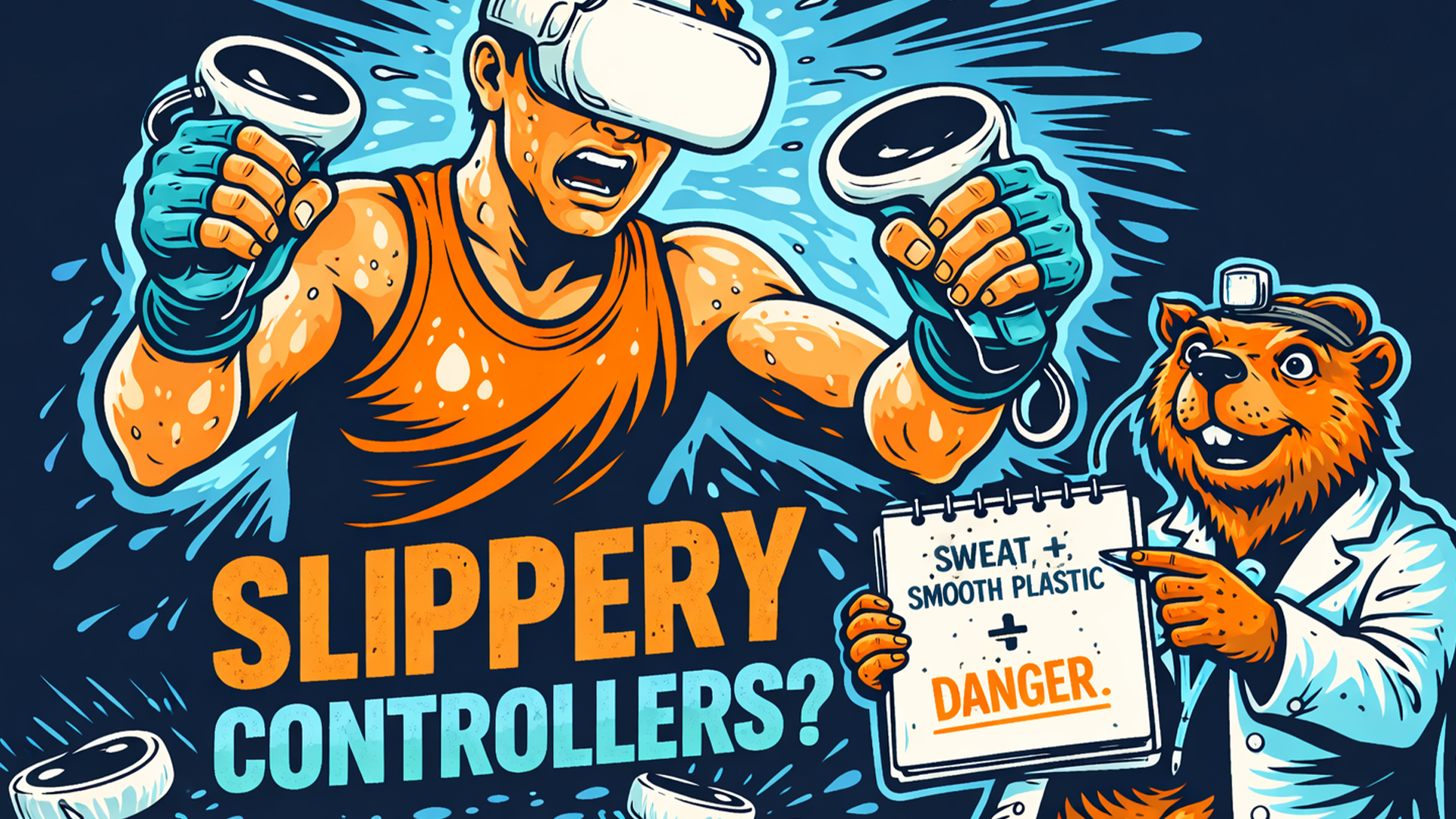 KIWI Quest 2 controller grips for VR boxing and fitness