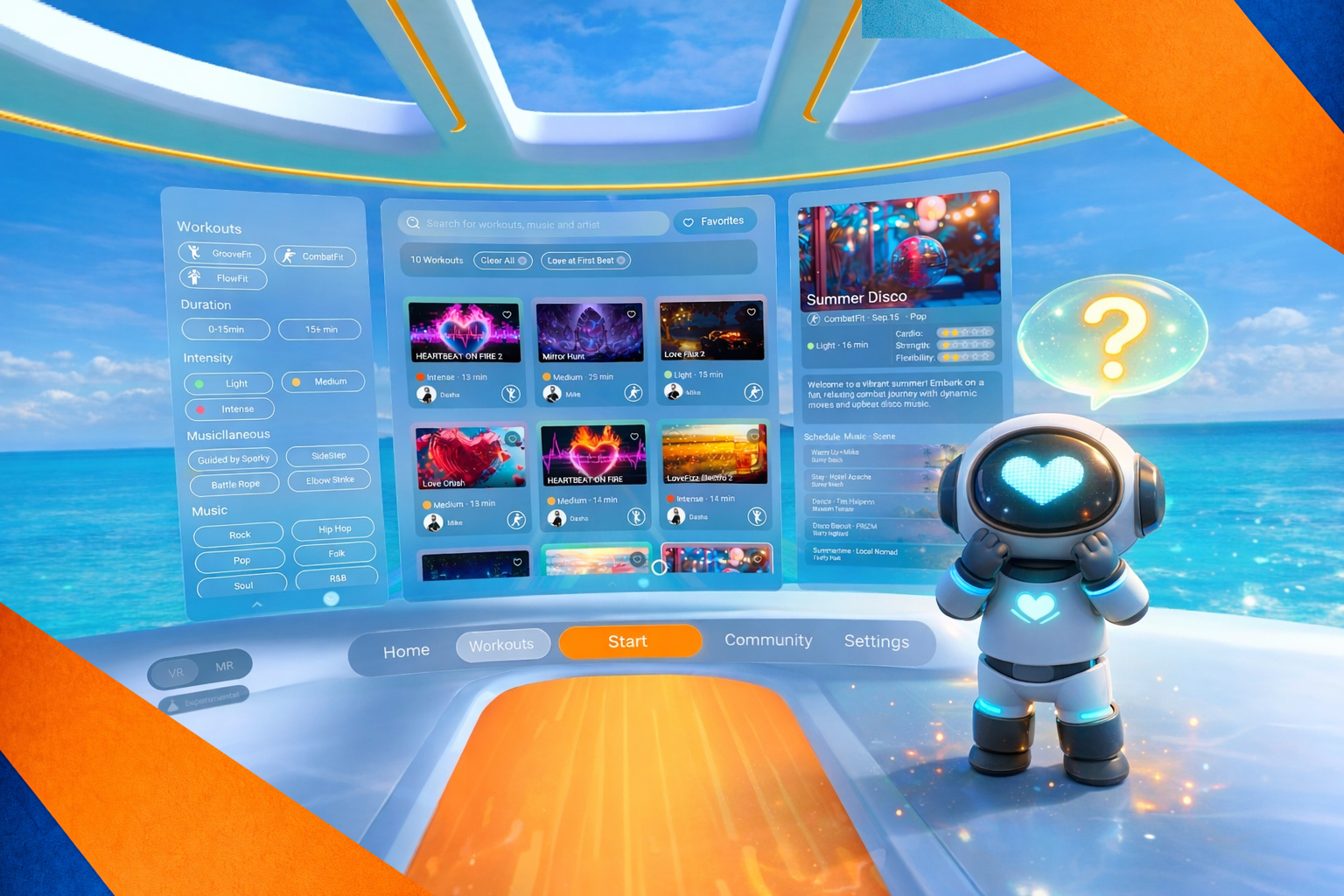 Funfitland vs Supernatural VR gameplay comparison