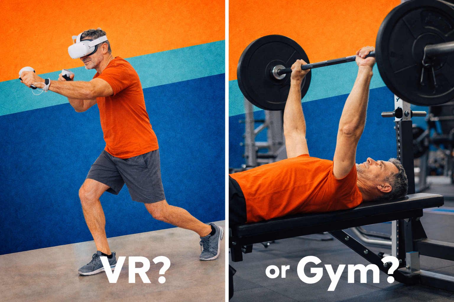 VR fitness vs gym