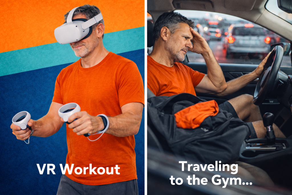 VR fitness vs gym