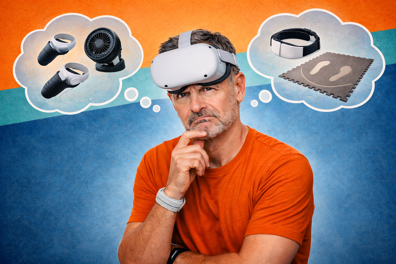 budget VR fitness space