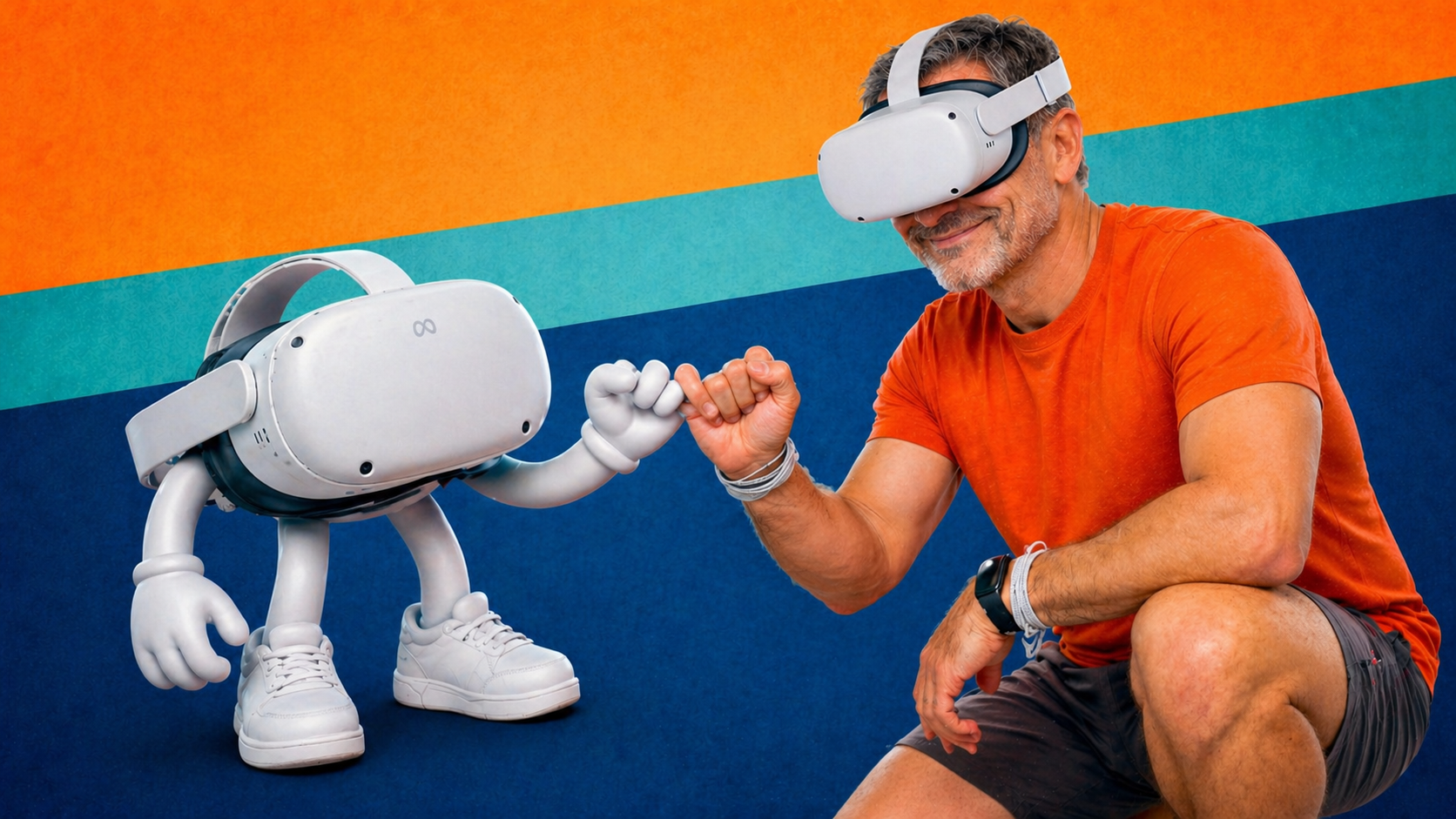 VR fitness consistency : I am making a promise to my VR quest2 i will be consistent with my VR fitness.