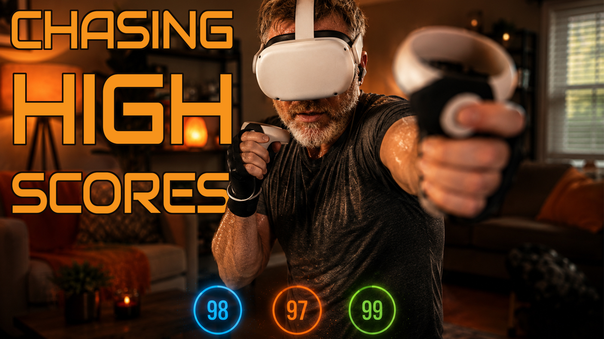 VR fitness progress : Chassing the high scores